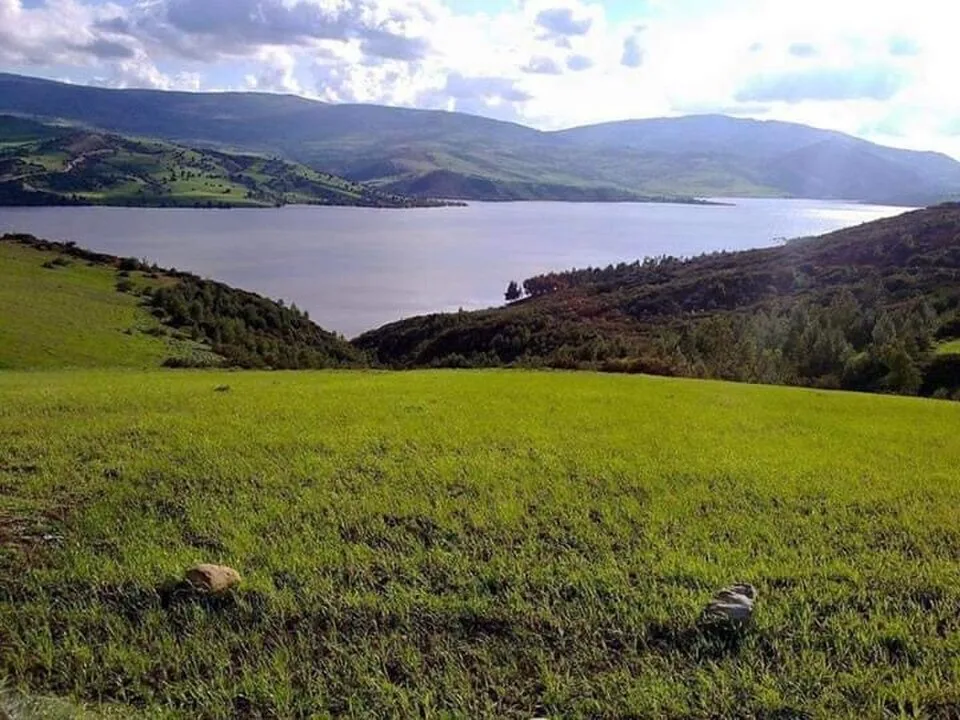 Zone de source eau minérale