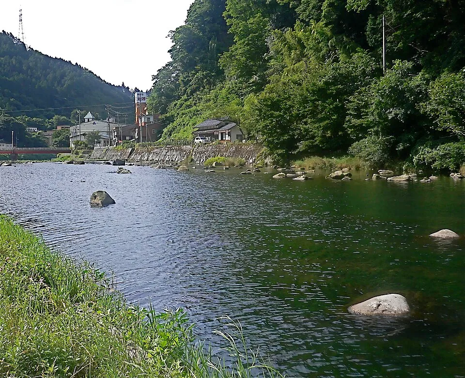 Yubara Onsen Maniwa River